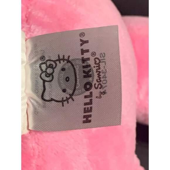 Vtg Build-A-Bear Hello Kitty Pink Plush Winking Eye Sanrio Leopard Bow Outfit - Picture 10 of 12